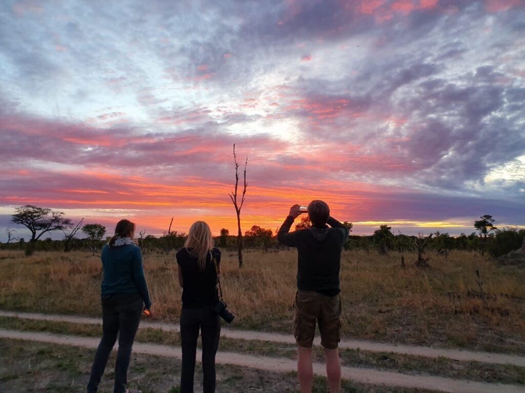 golden hour in Zimbabwe